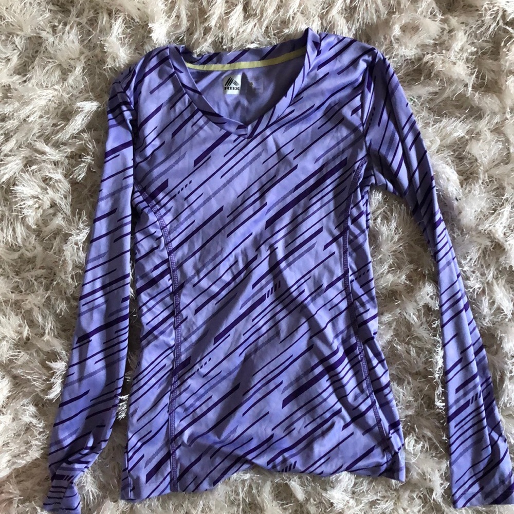 Purple athletic top